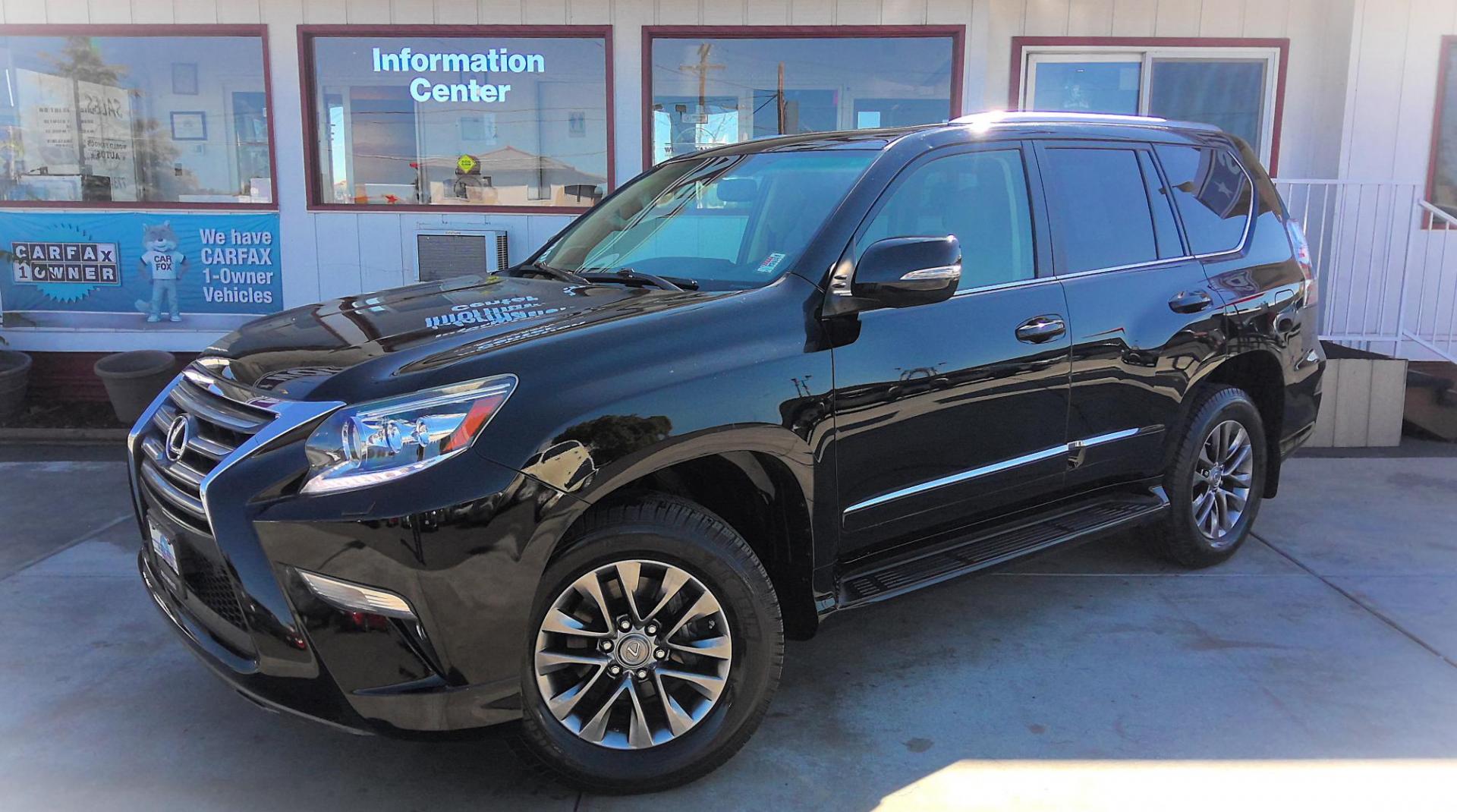 2016 BLACK Lexus GX 460 Luxury (JTJJM7FX4G5) with an 4.6L V8 DOHC 32V engine, 6A transmission, located at 502 S. Riverside Avenue, Medford, OR, 97501, (541) 773-3136, 42.322803, -122.867477 - Photo#1