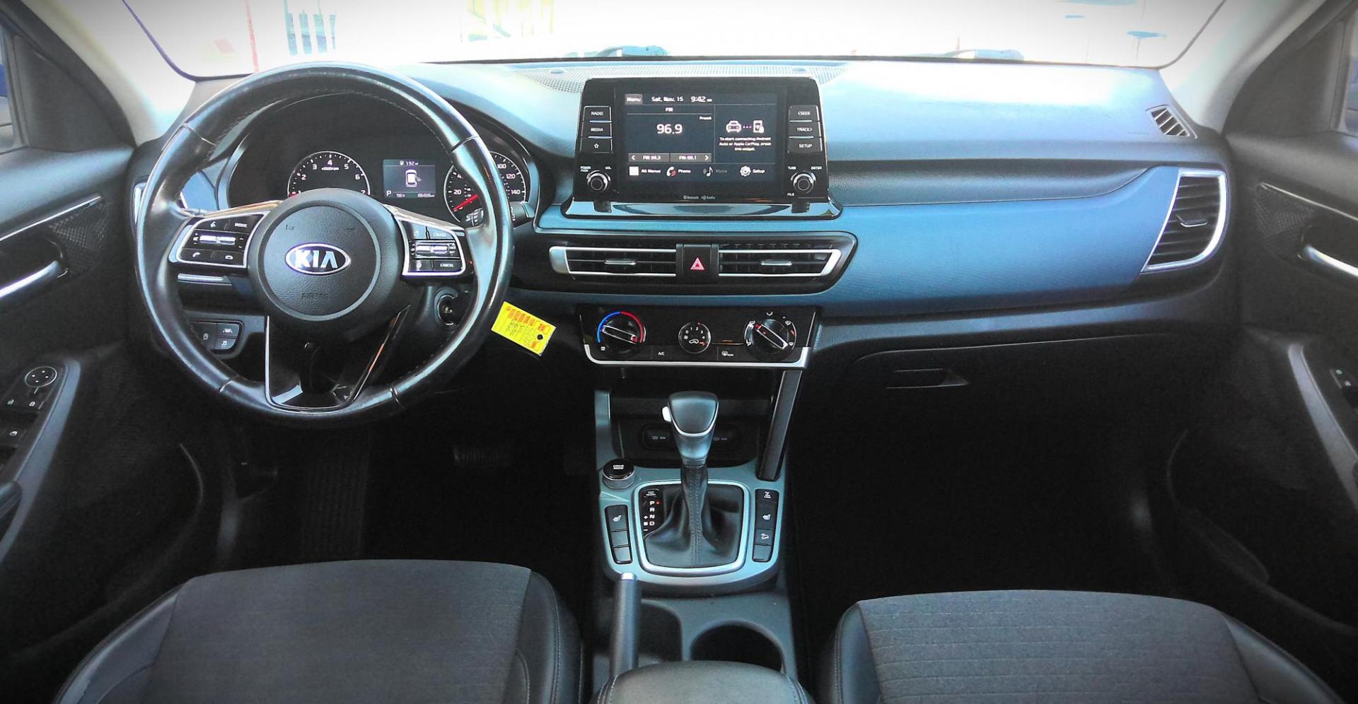 2021 BLUE Kia Seltos S AWD (KNDEUCAA0M7) with an 2.0L L4 DOHC 16V engine, CVT transmission, located at 502 S. Riverside Avenue, Medford, OR, 97501, (541) 773-3136, 42.322803, -122.867477 - Photo#8