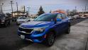 2021 BLUE Kia Seltos S AWD (KNDEUCAA0M7) with an 2.0L L4 DOHC 16V engine, CVT transmission, located at 502 S. Riverside Avenue, Medford, OR, 97501, (541) 773-3136, 42.322803, -122.867477 - Photo#1
