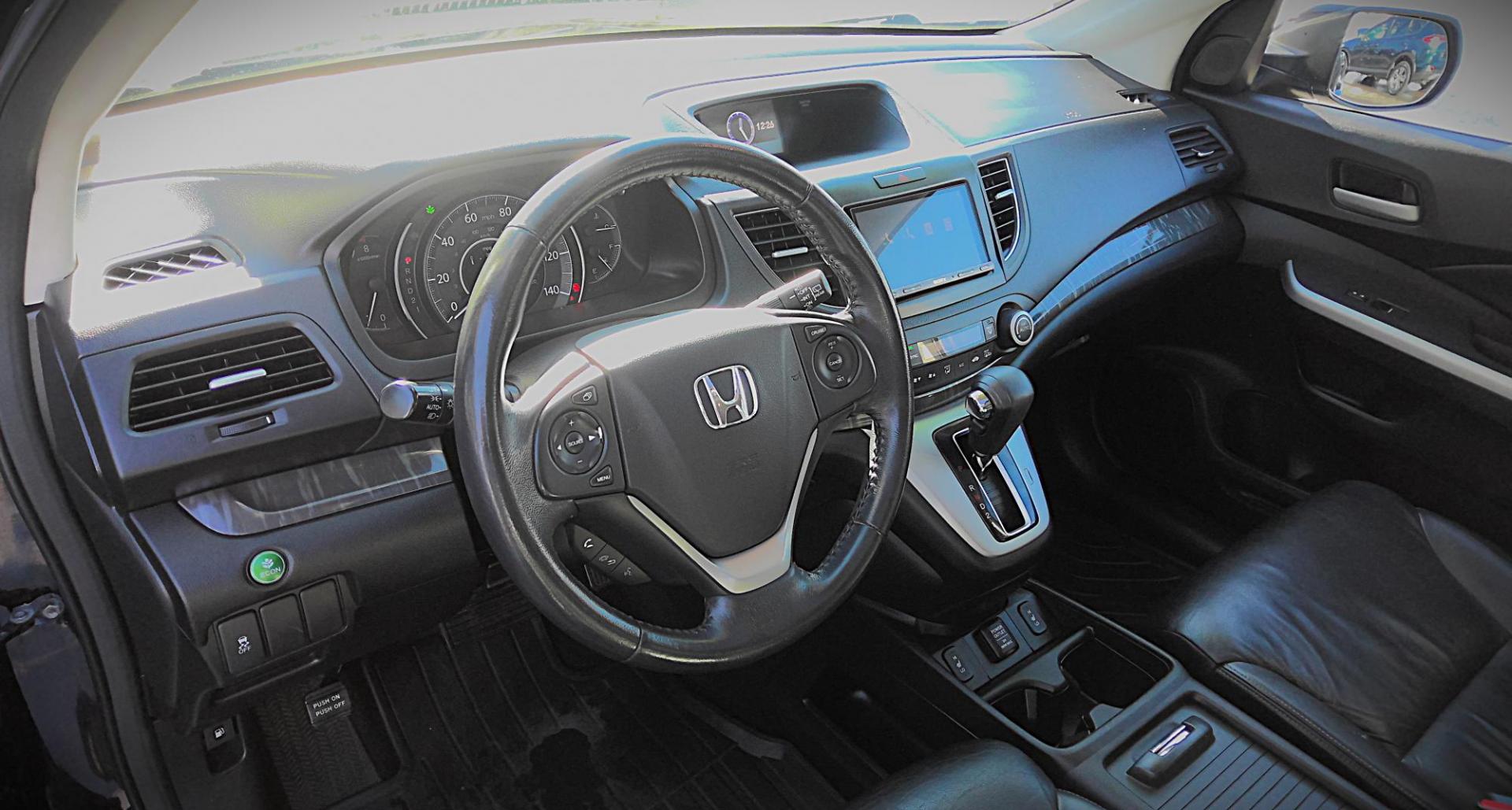 2013 BLACK Honda CR-V EX-L 4WD 5-Speed AT (2HKRM4H76DH) with an 2.4L L4 DOHC 16V engine, 5-Speed Automatic transmission, located at 502 S. Riverside Avenue, Medford, OR, 97501, (541) 773-3136, 42.322803, -122.867477 - Photo#8