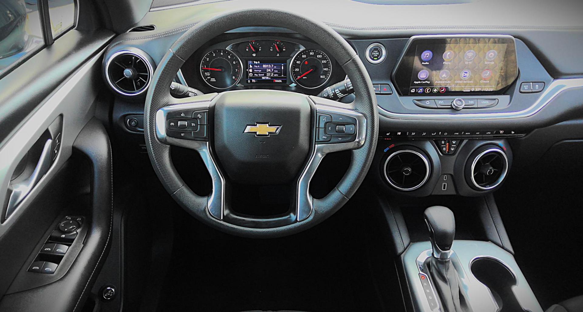 2022 GRAY Chevrolet Blazer 2LT AWD (3GNKBHR48NS) with an 2.0L L4 DOHC 16 TURBO engine, 9A transmission, located at 502 S. Riverside Avenue, Medford, OR, 97501, (541) 773-3136, 42.322803, -122.867477 - Photo#10