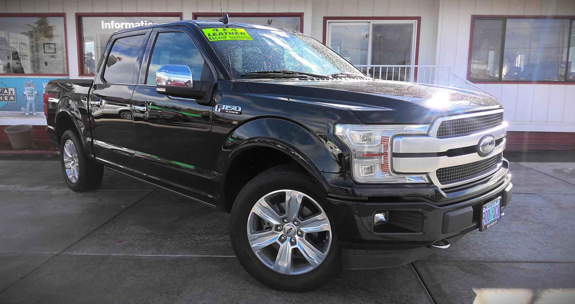 2018 BLACK Ford F-150 XLT SuperCrew 5.5-ft. Bed 4WD (1FTEW1EG5JF) with an 3.5L V6 TURBO engine, 6A transmission, located at 502 S. Riverside Avenue, Medford, OR, 97501, (541) 773-3136, 42.322803, -122.867477 - Photo#1