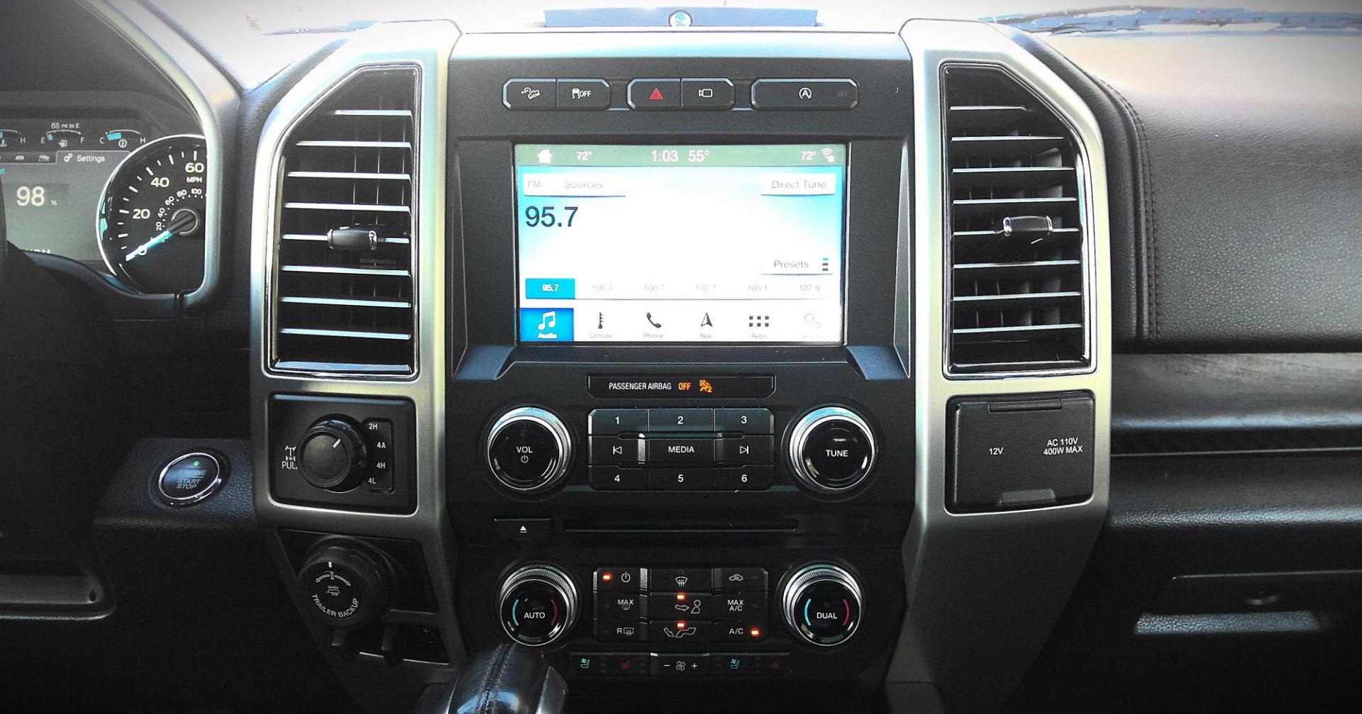 2018 BLACK Ford F-150 XLT SuperCrew 5.5-ft. Bed 4WD (1FTEW1EG5JF) with an 3.5L V6 TURBO engine, 6A transmission, located at 502 S. Riverside Avenue, Medford, OR, 97501, (541) 773-3136, 42.322803, -122.867477 - Photo#14