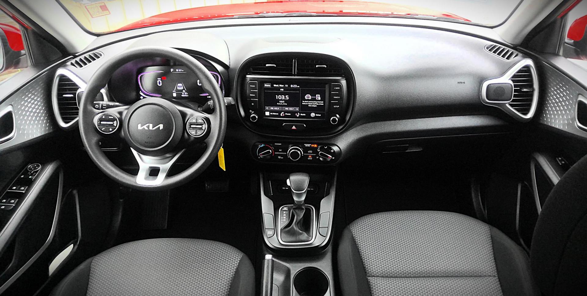 2023 RED Kia Soul LX CVT (KNDJ23AU0P7) with an 2.0L L4 DOHC 16V engine, CVT transmission, located at 502 S. Riverside Avenue, Medford, OR, 97501, (541) 773-3136, 42.322803, -122.867477 - Photo#6