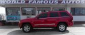 2005 RED Jeep Grand Cherokee Limited 4WD (1J4HR58N85C) with an 4.7L V8 SOHC 16V engine, 5-Speed Automatic Overdrive transmission, located at 502 S. Riverside Avenue, Medford, OR, 97501, (541) 773-3136, 42.322803, -122.867477 - Photo#0