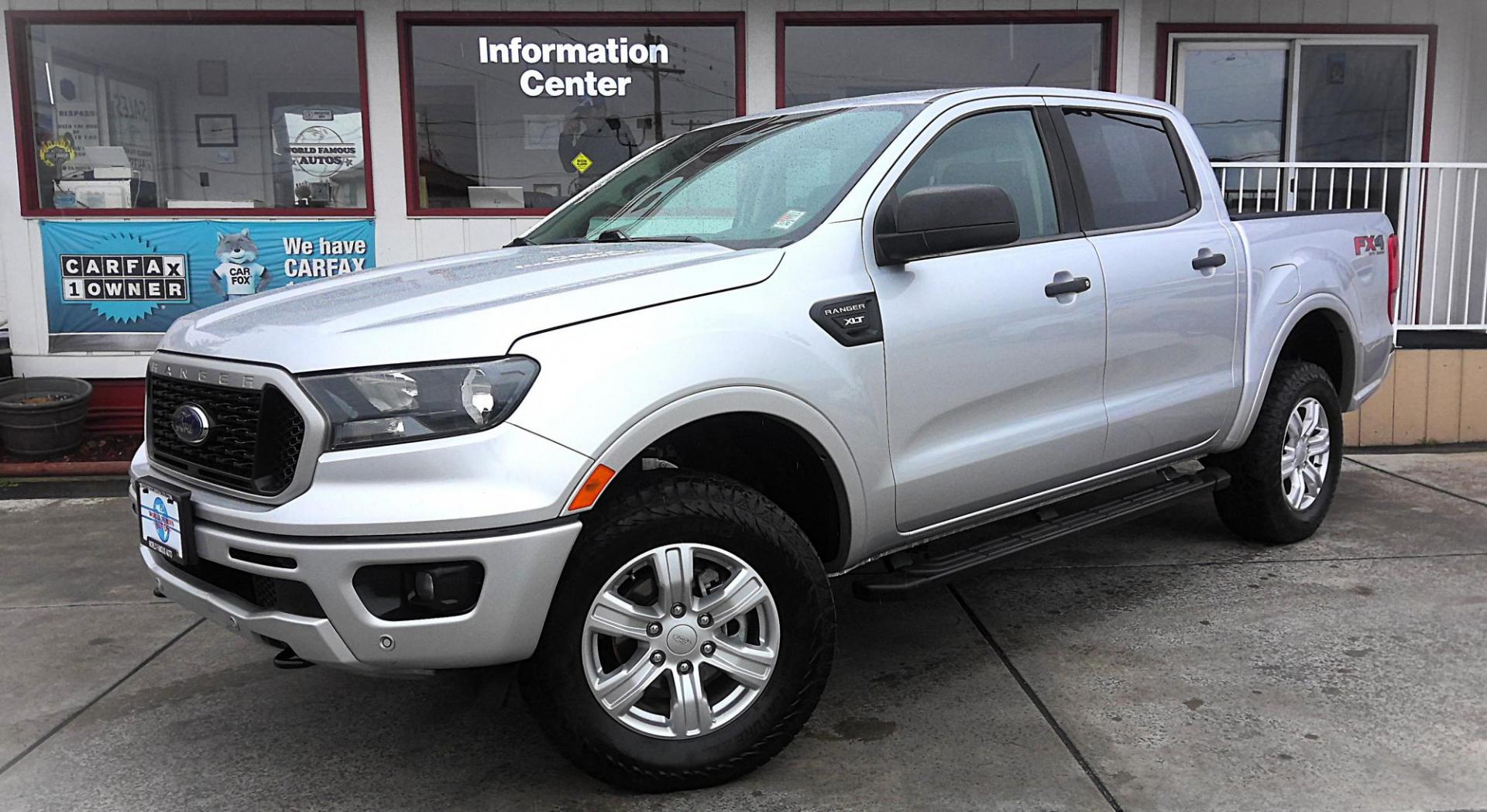 2019 SILVER Ford Ranger XL SuperCrew 4WD (1FTER4FH8KL) with an 2.3L L4 DOHC 16V engine, 10A transmission, located at 502 S. Riverside Avenue, Medford, OR, 97501, (541) 773-3136, 42.322803, -122.867477 - Photo#1