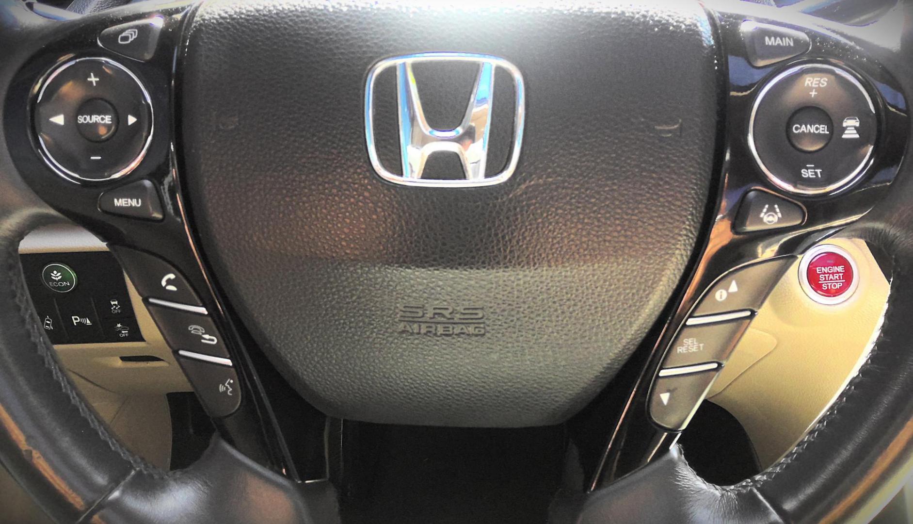 2016 WHITE Honda Accord Touring V6 Sedan 6-Spd AT (1HGCR3F94GA) with an 3.5L V6 SOHC 24V engine, 6A transmission, located at 502 S. Riverside Avenue, Medford, OR, 97501, (541) 773-3136, 42.322803, -122.867477 - Photo#12