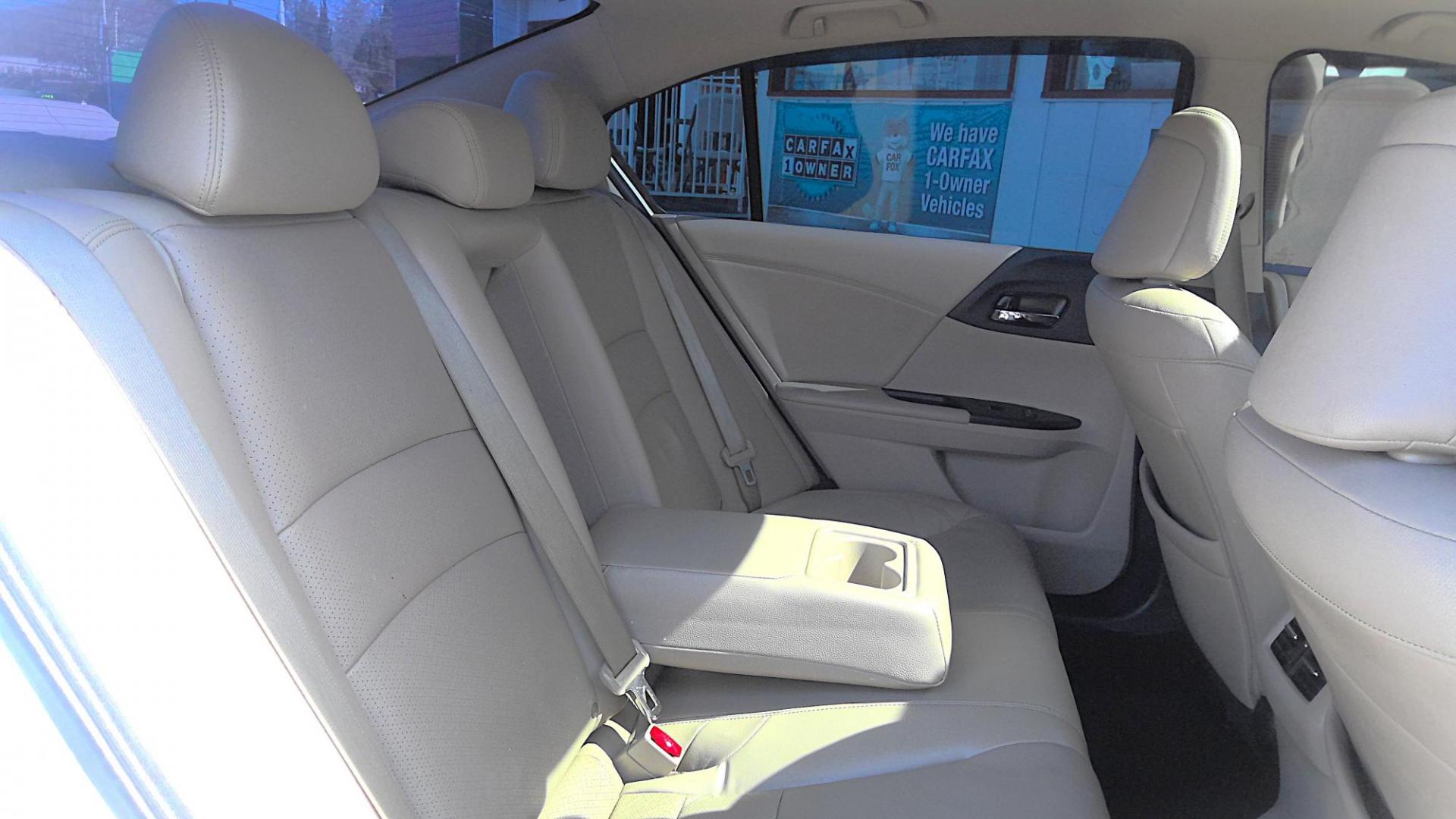 2016 WHITE Honda Accord Touring V6 Sedan 6-Spd AT (1HGCR3F94GA) with an 3.5L V6 SOHC 24V engine, 6A transmission, located at 502 S. Riverside Avenue, Medford, OR, 97501, (541) 773-3136, 42.322803, -122.867477 - Photo#5