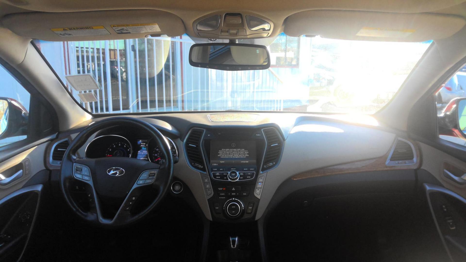 2014 RED Hyundai Santa Fe Limited AWD (KM8SRDHFXEU) with an 3.3L V6 DOHC 24V engine, 6-Speed Automatic transmission, located at 502 S. Riverside Avenue, Medford, OR, 97501, (541) 773-3136, 42.322803, -122.867477 - Photo#12