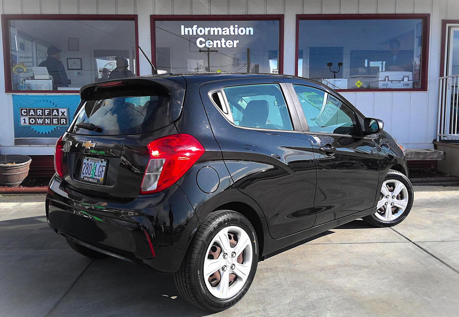 2019 BLACK Chevrolet Spark LS Manual (KL8CA6SA8KC) with an 1.4L L4 16V DOHC engine, 5M transmission, located at 502 S. Riverside Avenue, Medford, OR, 97501, (541) 773-3136, 42.322803, -122.867477 - Photo#2