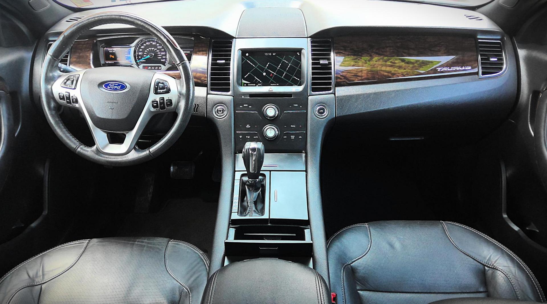 2016 BLACK Ford Taurus Limited FWD (1FAHP2F80GG) with an 3.5L V6 DOHC 24V engine, 6A transmission, located at 502 S. Riverside Avenue, Medford, OR, 97501, (541) 773-3136, 42.322803, -122.867477 - Photo#7