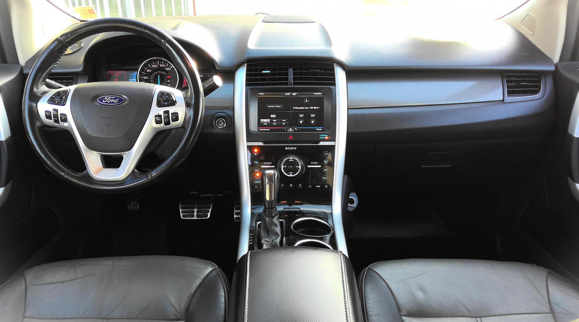 2011 BLUE Ford Edge Sport AWD (2FMDK4AK9BB) with an 3.7L V6 DOHC 24V engine, 6-Speed Automatic transmission, located at 502 S. Riverside Avenue, Medford, OR, 97501, (541) 773-3136, 42.322803, -122.867477 - Photo#8