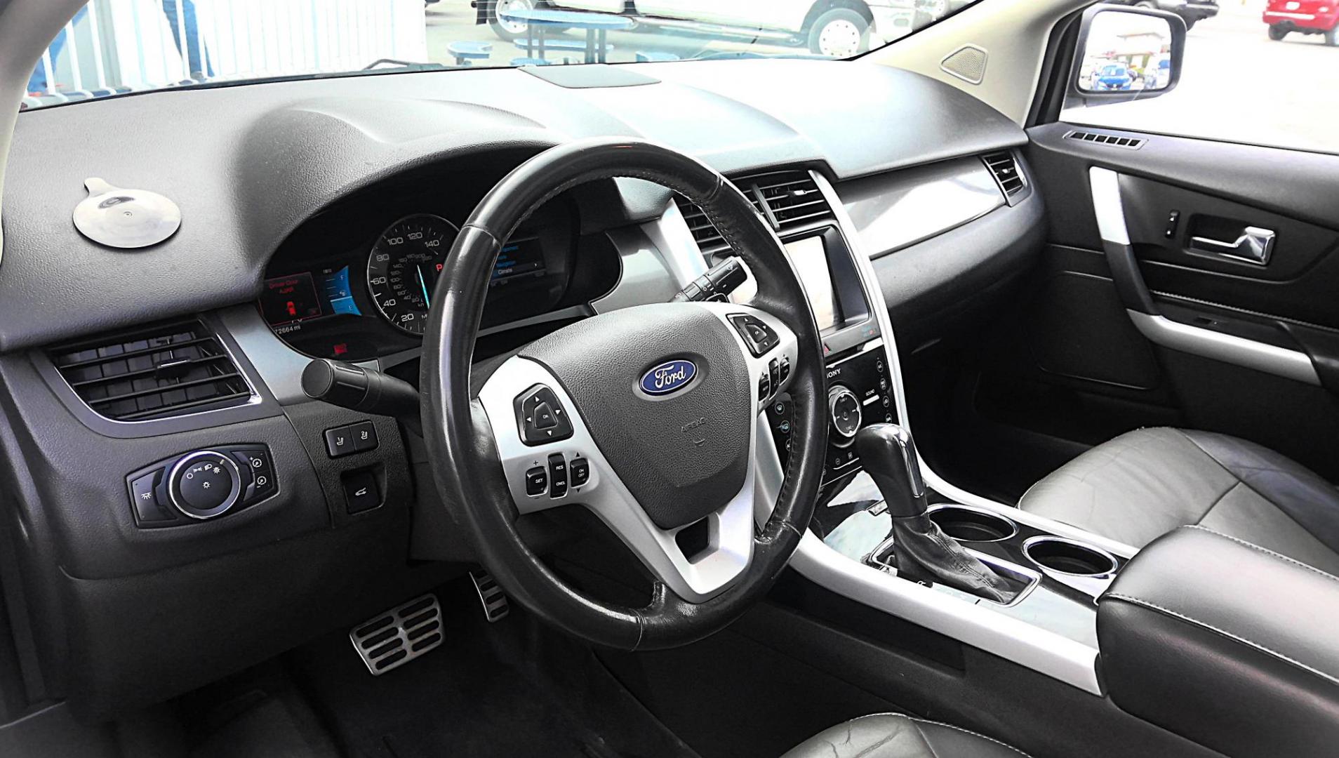 2011 BLUE Ford Edge Sport AWD (2FMDK4AK9BB) with an 3.7L V6 DOHC 24V engine, 6-Speed Automatic transmission, located at 502 S. Riverside Avenue, Medford, OR, 97501, (541) 773-3136, 42.322803, -122.867477 - Photo#10