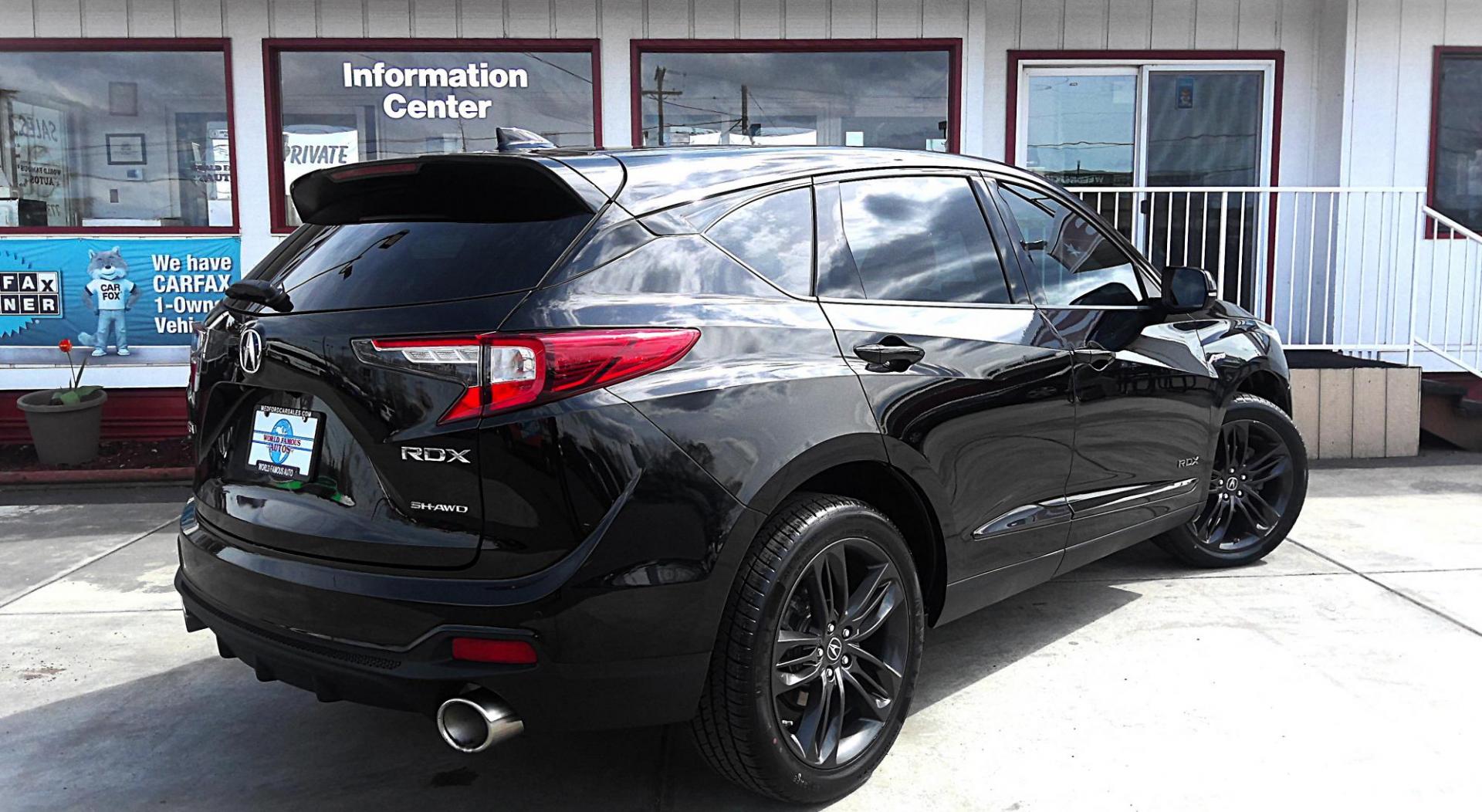 2019 BLACK Acura RDX SH-AWD A-Spec (5J8TC2H69KL) with an 2.0L L4 DOHC 16V engine, 10A transmission, located at 502 S. Riverside Avenue, Medford, OR, 97501, (541) 773-3136, 42.322803, -122.867477 - Photo#2