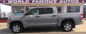 2018 GRAY Toyota Tundra SR5 4.6L V8 CrewMax 4WD (5TFDM5F13JX) with an 4.6L V8 DOHC 32V engine, 6A transmission, located at 502 S. Riverside Avenue, Medford, OR, 97501, (541) 773-3136, 42.322803, -122.867477 - Photo#0