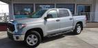 2018 GRAY Toyota Tundra SR5 4.6L V8 CrewMax 4WD (5TFDM5F13JX) with an 4.6L V8 DOHC 32V engine, 6A transmission, located at 502 S. Riverside Avenue, Medford, OR, 97501, (541) 773-3136, 42.322803, -122.867477 - Photo#1