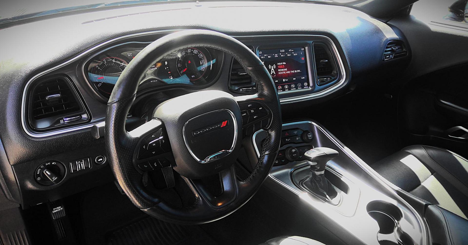 2018 BLACK Dodge Challenger SXT (2C3CDZAG9JH) with an 3.6L V6 DOHC 24V engine, 8A transmission, located at 502 S. Riverside Avenue, Medford, OR, 97501, (541) 773-3136, 42.322803, -122.867477 - Photo#7