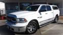 2017 WHITE RAM 1500 Longhorn Crew Cab SWB 4WD (1C6RR7PT7HS) with an 5.7L V8 OHV 16V engine, 8A transmission, located at 502 S. Riverside Avenue, Medford, OR, 97501, (541) 773-3136, 42.322803, -122.867477 - Photo#1
