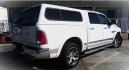 2017 WHITE RAM 1500 Longhorn Crew Cab SWB 4WD (1C6RR7PT7HS) with an 5.7L V8 OHV 16V engine, 8A transmission, located at 502 S. Riverside Avenue, Medford, OR, 97501, (541) 773-3136, 42.322803, -122.867477 - Photo#2