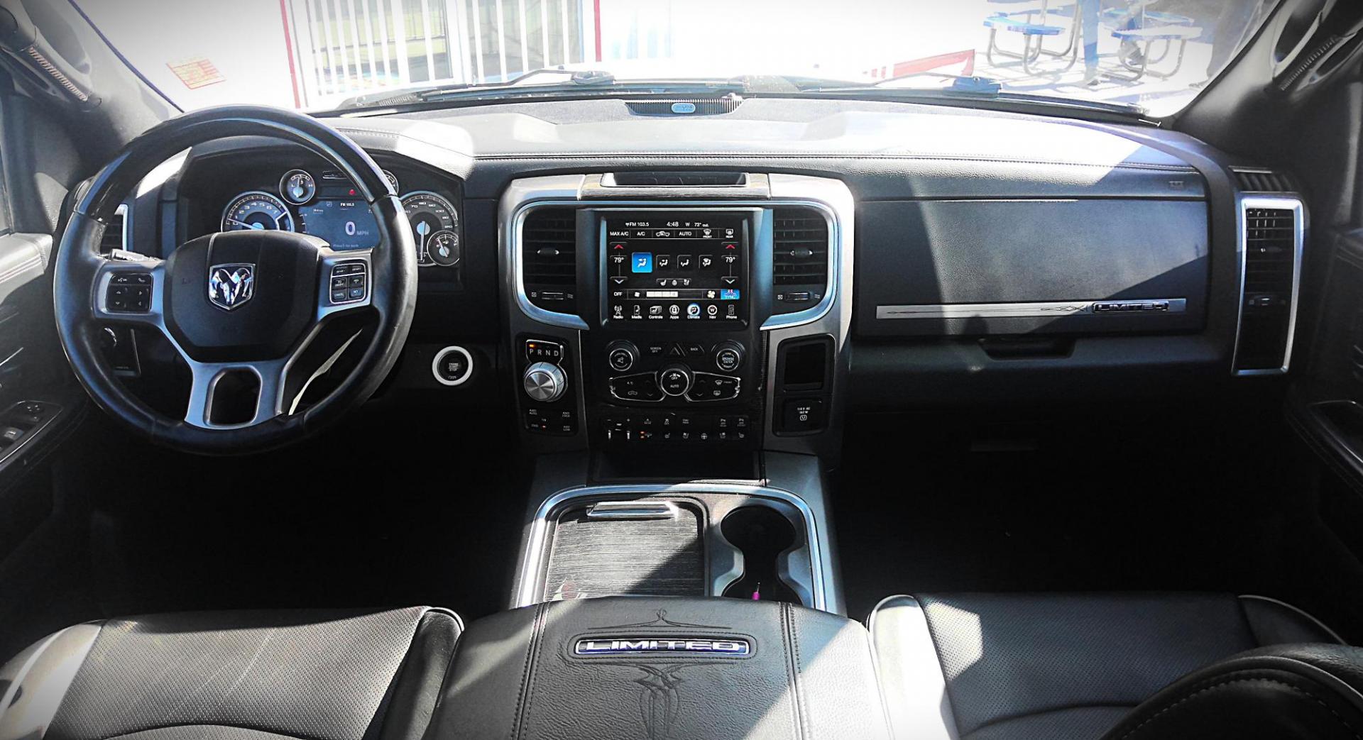 2017 WHITE RAM 1500 Longhorn Crew Cab SWB 4WD (1C6RR7PT7HS) with an 5.7L V8 OHV 16V engine, 8A transmission, located at 502 S. Riverside Avenue, Medford, OR, 97501, (541) 773-3136, 42.322803, -122.867477 - Photo#6