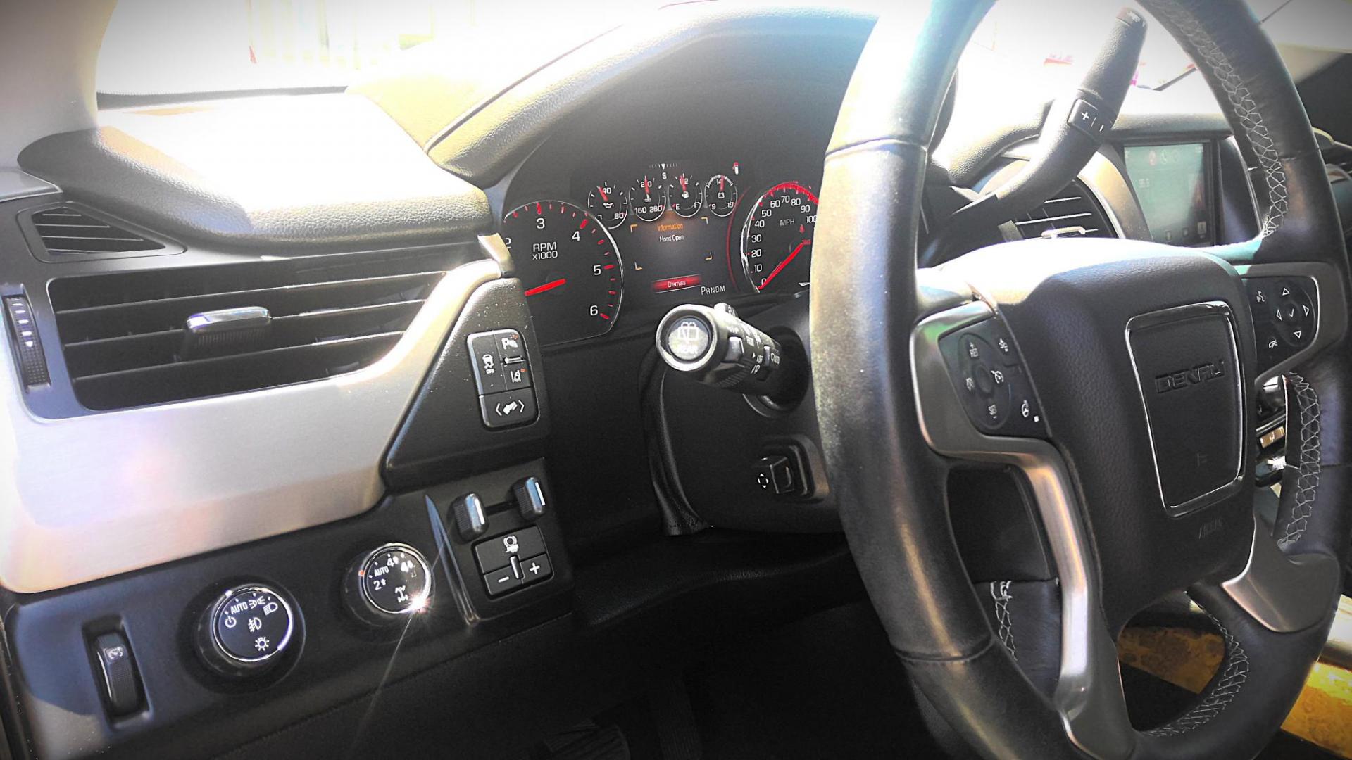 2015 BLACK GMC Yukon Denali 4WD (1GKS2CKJ4FR) with an 6.2L V8 OHV 16V engine, 6-Speed Automatic transmission, located at 502 S. Riverside Avenue, Medford, OR, 97501, (541) 773-3136, 42.322803, -122.867477 - Photo#13