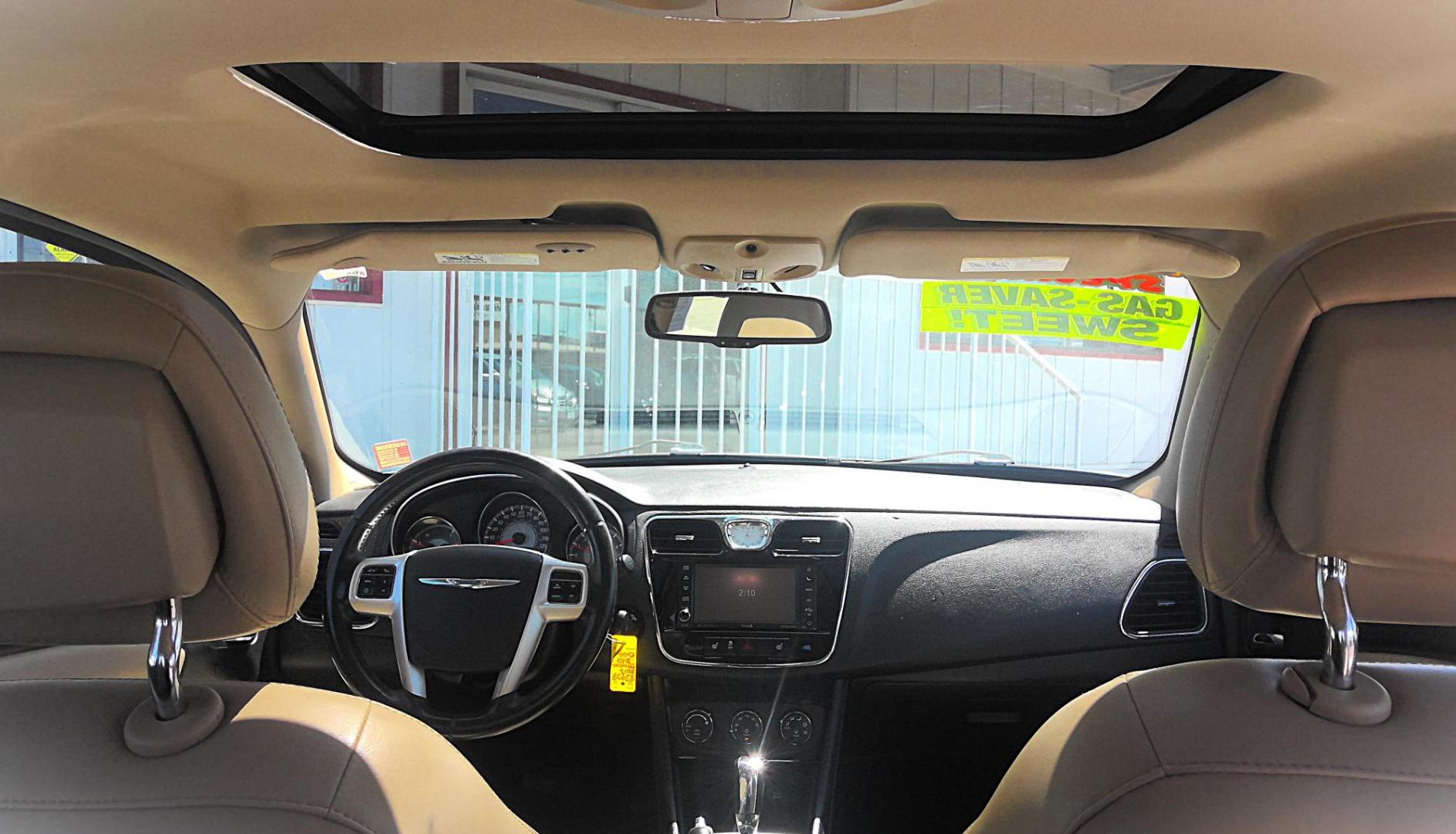 2013 GRAY Chrysler 200 Limited (1C3CCBCG4DN) with an 3.6L V6 DOHC 24V FFV engine, 6-Speed Automatic transmission, located at 502 S. Riverside Avenue, Medford, OR, 97501, (541) 773-3136, 42.322803, -122.867477 - Photo#6