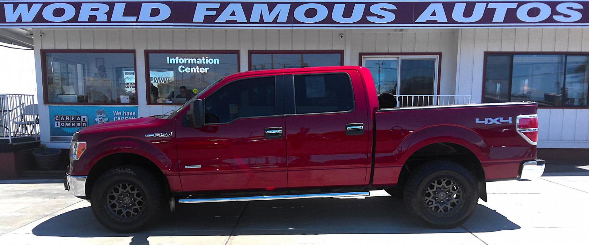 2014 RED Ford F-150 FX4 SuperCrew 5.5-ft. Bed 4WD (1FTFW1ET3EF) with an 3.5L V6 TURBO engine, 6-Speed Automatic transmission, located at 502 S. Riverside Avenue, Medford, OR, 97501, (541) 773-3136, 42.322803, -122.867477 - Photo#0