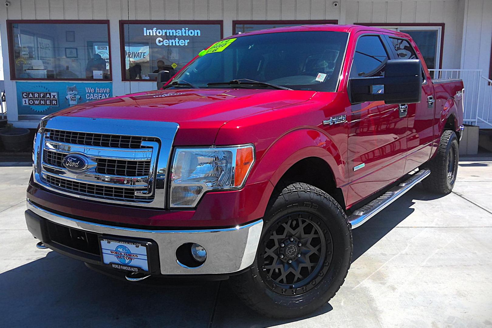 2014 RED Ford F-150 FX4 SuperCrew 5.5-ft. Bed 4WD (1FTFW1ET3EF) with an 3.5L V6 TURBO engine, 6-Speed Automatic transmission, located at 502 S. Riverside Avenue, Medford, OR, 97501, (541) 773-3136, 42.322803, -122.867477 - Photo#1