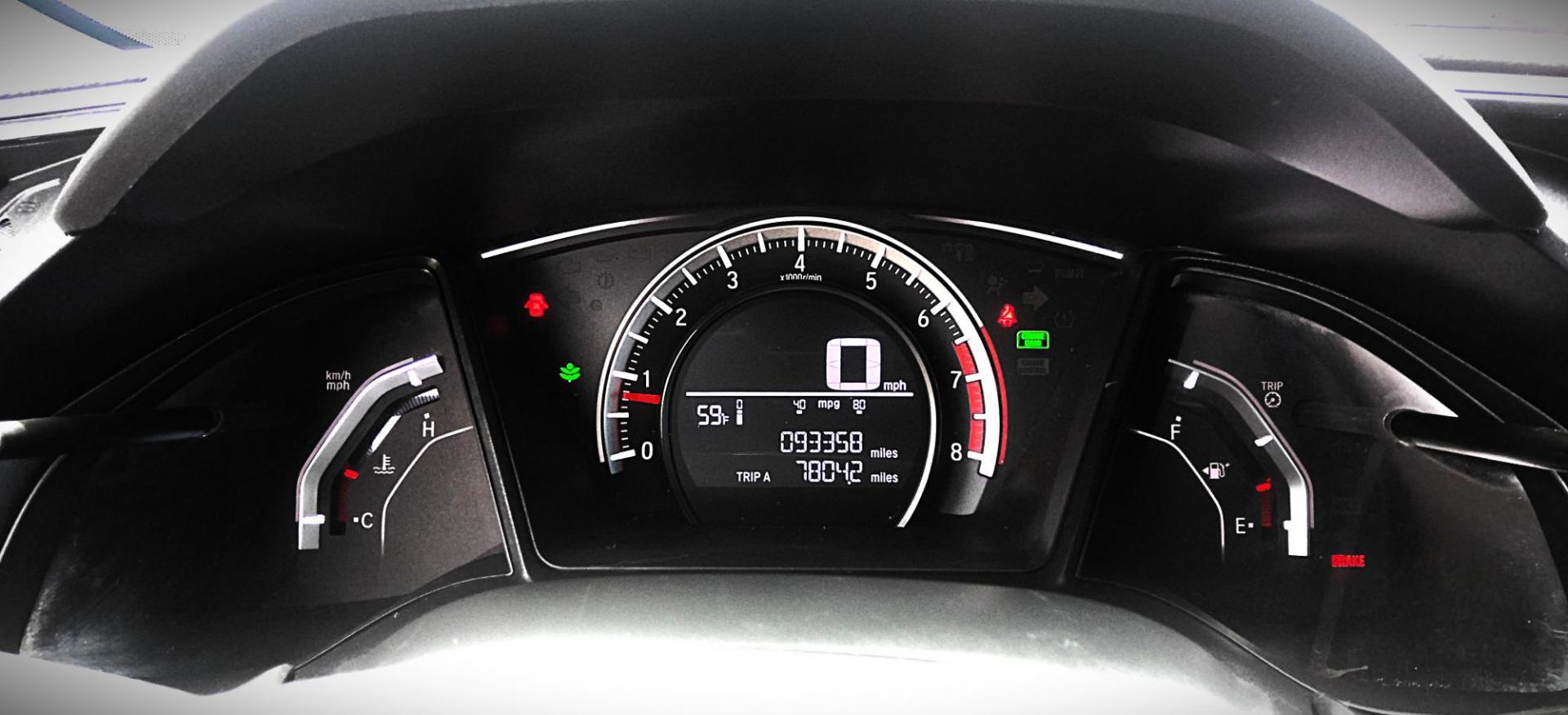 2018 BLACK Honda Civic Sport 6M (SHHFK7G46JU) with an 2.0L L4 DOHC 16V TURBO engine, 6M transmission, located at 502 S. Riverside Avenue, Medford, OR, 97501, (541) 773-3136, 42.322803, -122.867477 - Photo#9