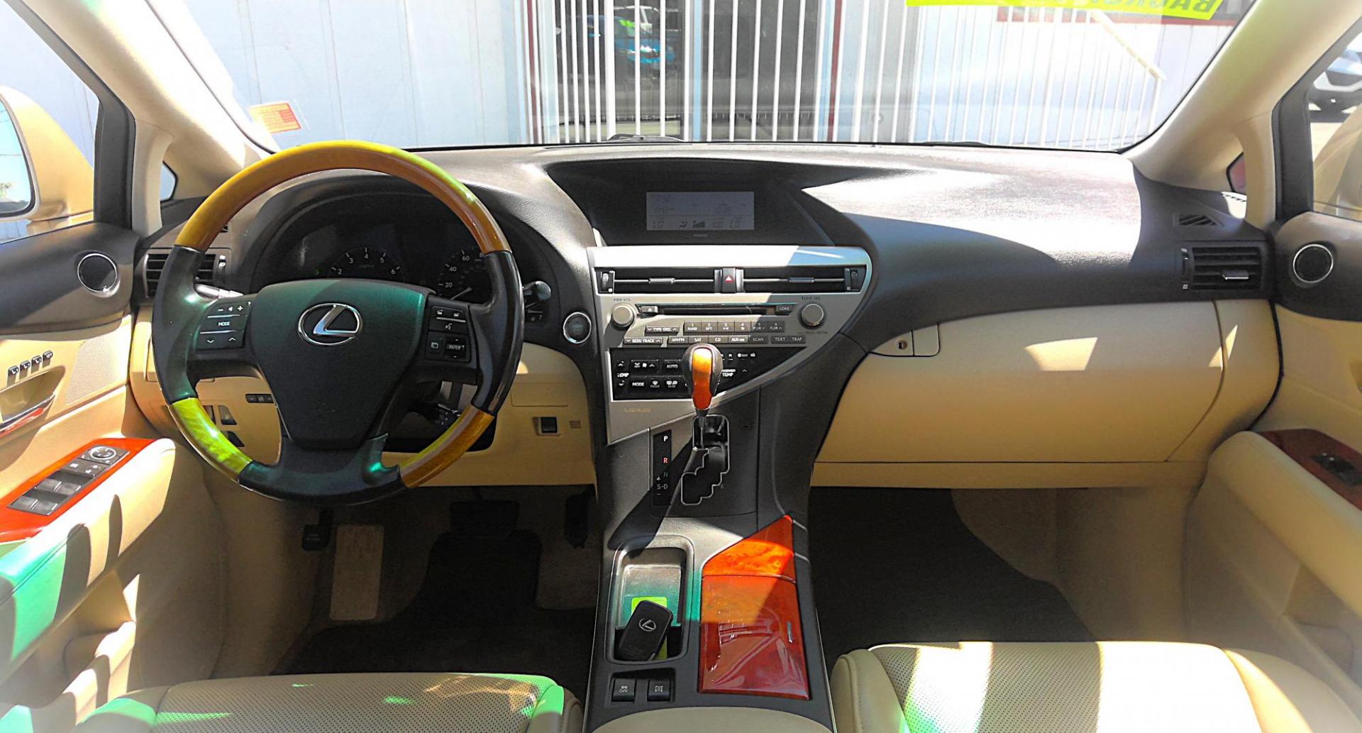 2010 GOLD Lexus RX 350 AWD (2T2BK1BAXAC) with an 3.5L V6 DOHC 24V engine, 5-Speed Automatic transmission, located at 502 S. Riverside Avenue, Medford, OR, 97501, (541) 773-3136, 42.322803, -122.867477 - Photo#10