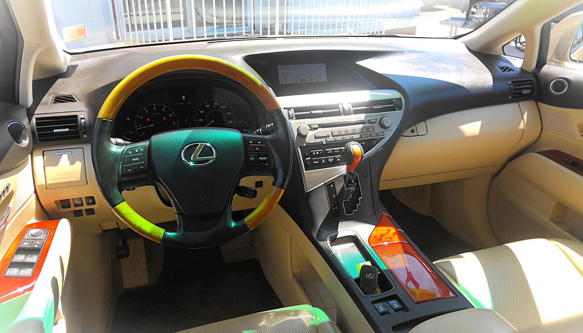 2010 GOLD Lexus RX 350 AWD (2T2BK1BAXAC) with an 3.5L V6 DOHC 24V engine, 5-Speed Automatic transmission, located at 502 S. Riverside Avenue, Medford, OR, 97501, (541) 773-3136, 42.322803, -122.867477 - Photo#11