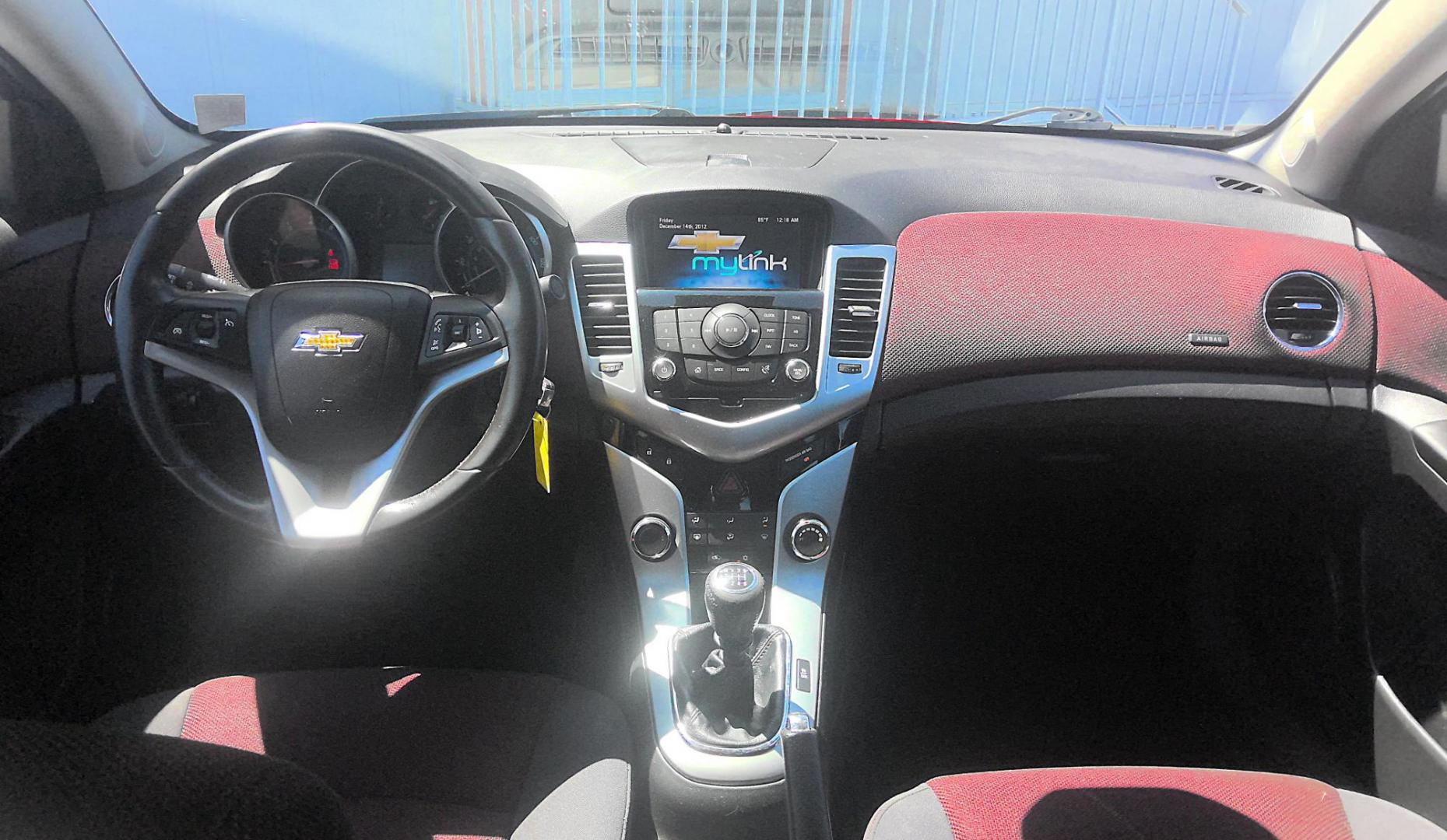2014 RED Chevrolet Cruze 1LT Manual (1G1PD5SBXE7) with an 1.4L L4 DOHC 16V TURBO engine, 6-Speed Manual transmission, located at 502 S. Riverside Avenue, Medford, OR, 97501, (541) 773-3136, 42.322803, -122.867477 - Photo#6