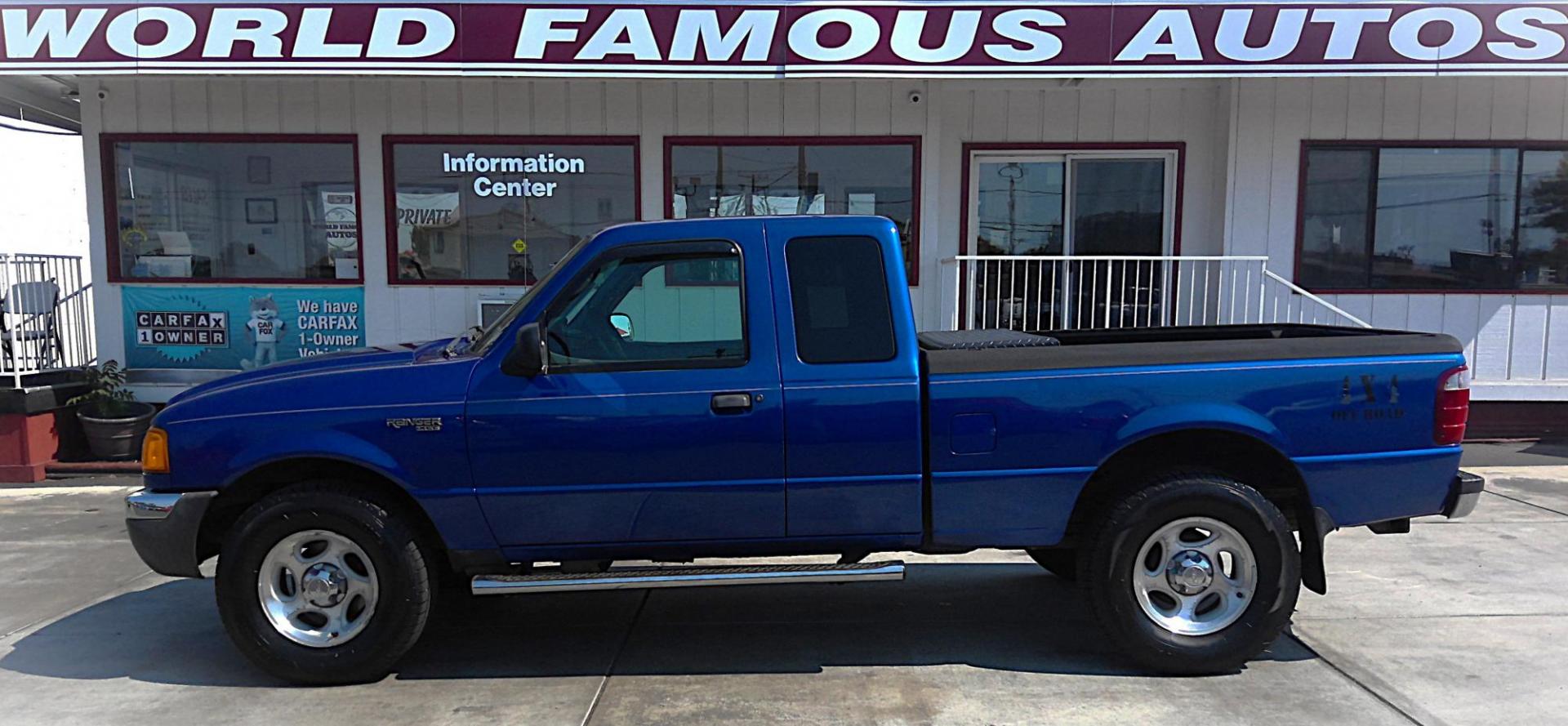2003 BLUE Ford Ranger Edge Plus SuperCab 4WD (1FTZR45E83P) with an 4.0L V6 SOHC 12V engine, located at 502 S. Riverside Avenue, Medford, OR, 97501, (541) 773-3136, 42.322803, -122.867477 - Photo#0