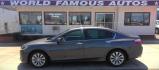 2013 GRAY Honda Accord EX-L V6 Sedan AT (1HGCR3F82DA) with an 3.5L V6 SOHC 24V engine, 6-Speed Automatic transmission, located at 502 S. Riverside Avenue, Medford, OR, 97501, (541) 773-3136, 42.322803, -122.867477 - Photo#0