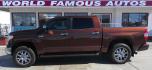 2015 BROWN Toyota Tundra Platinum CrewMax 5.7L 4WD (5TFAY5F1XFX) with an 5.7L V8 DOHC 32V engine, 6-Speed Automatic transmission, located at 502 S. Riverside Avenue, Medford, OR, 97501, (541) 773-3136, 42.322803, -122.867477 - Photo#0