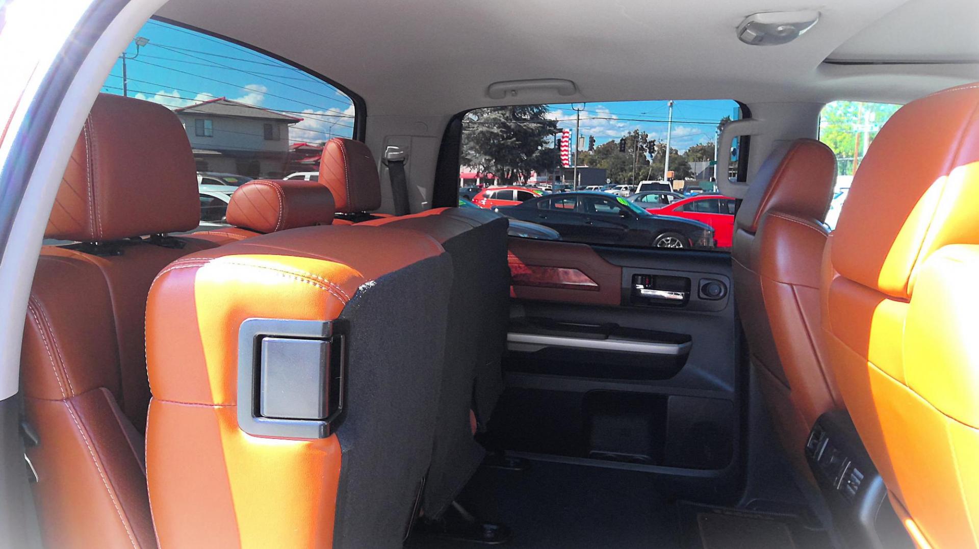 2015 BROWN Toyota Tundra Platinum CrewMax 5.7L 4WD (5TFAY5F1XFX) with an 5.7L V8 DOHC 32V engine, 6-Speed Automatic transmission, located at 502 S. Riverside Avenue, Medford, OR, 97501, (541) 773-3136, 42.322803, -122.867477 - Photo#5