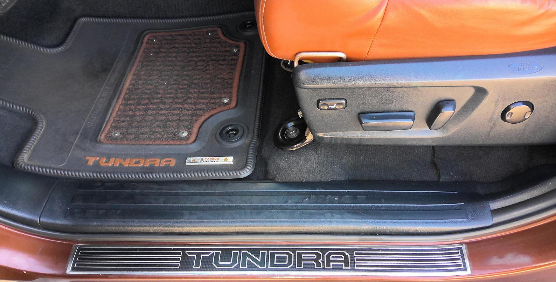 2015 BROWN Toyota Tundra Platinum CrewMax 5.7L 4WD (5TFAY5F1XFX) with an 5.7L V8 DOHC 32V engine, 6-Speed Automatic transmission, located at 502 S. Riverside Avenue, Medford, OR, 97501, (541) 773-3136, 42.322803, -122.867477 - Photo#14