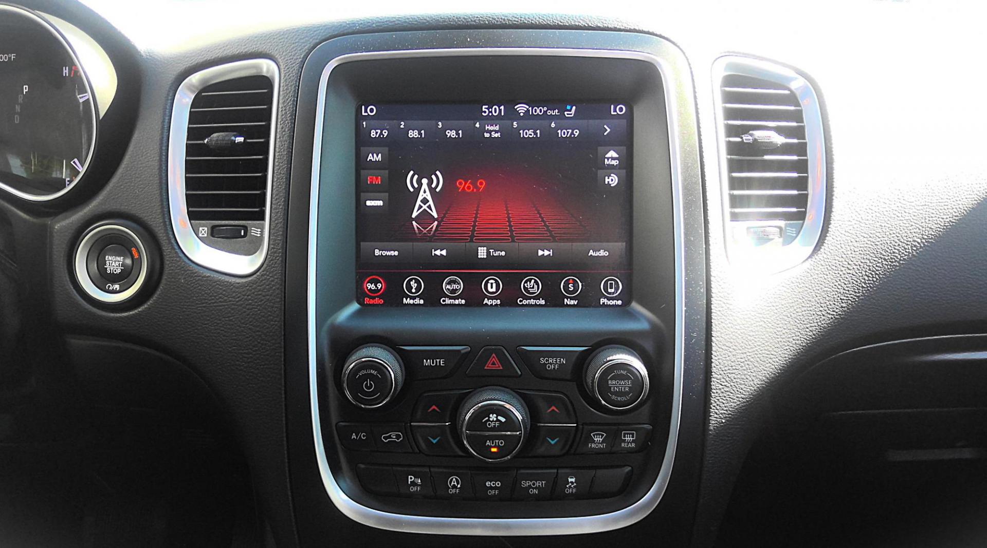 2018 WHITE Dodge Durango Citadel AWD (1C4RDJEGXJC) with an 3.6L V6 DOHC 24V engine, 8A transmission, located at 502 S. Riverside Avenue, Medford, OR, 97501, (541) 773-3136, 42.322803, -122.867477 - Photo#15