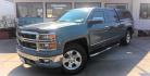 2014 BLUE Chevrolet Silverado 1500 1LZ Crew Cab 4WD (3GCUKSECXEG) with an 5.3L V8 OHV 16V engine, 6-Speed Automatic transmission, located at 502 S. Riverside Avenue, Medford, OR, 97501, (541) 773-3136, 42.322803, -122.867477 - Photo#1