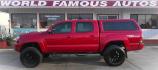 2015 RED Toyota Tacoma Double Cab V6 6MT 4WD (3TMLU4EN5FM) with an 4.0L V6 DOHC 24V engine, 6-Speed Manual transmission, located at 502 S. Riverside Avenue, Medford, OR, 97501, (541) 773-3136, 42.322803, -122.867477 - Photo#0