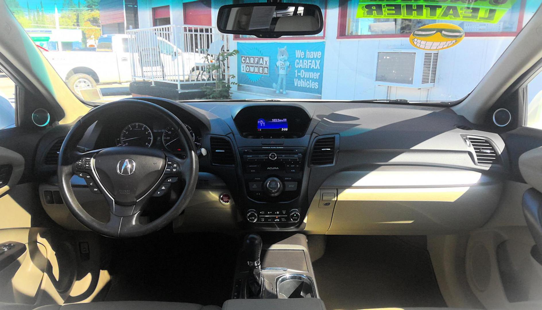 2015 WHITE Acura RDX 6-Spd AT (5J8TB3H33FL) with an 2.3L L4 DOHC 16V engine, 6-Speed Automatic transmission, located at 502 S. Riverside Avenue, Medford, OR, 97501, (541) 773-3136, 42.322803, -122.867477 - Photo#9