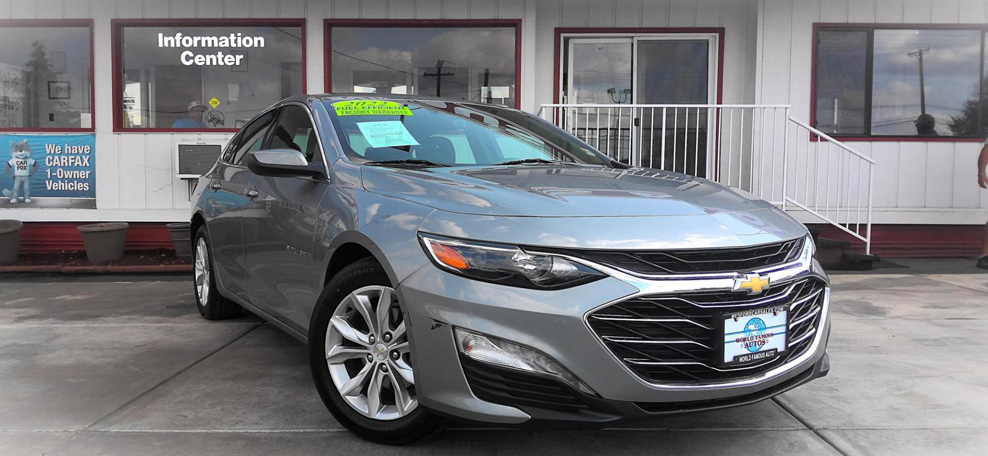 2023 SILVER Chevrolet Malibu 1LT (1G1ZD5ST0PF) with an 1.5L L4 DOHC 16V engine, 6A transmission, located at 502 S. Riverside Avenue, Medford, OR, 97501, (541) 773-3136, 42.322803, -122.867477 - Photo#1