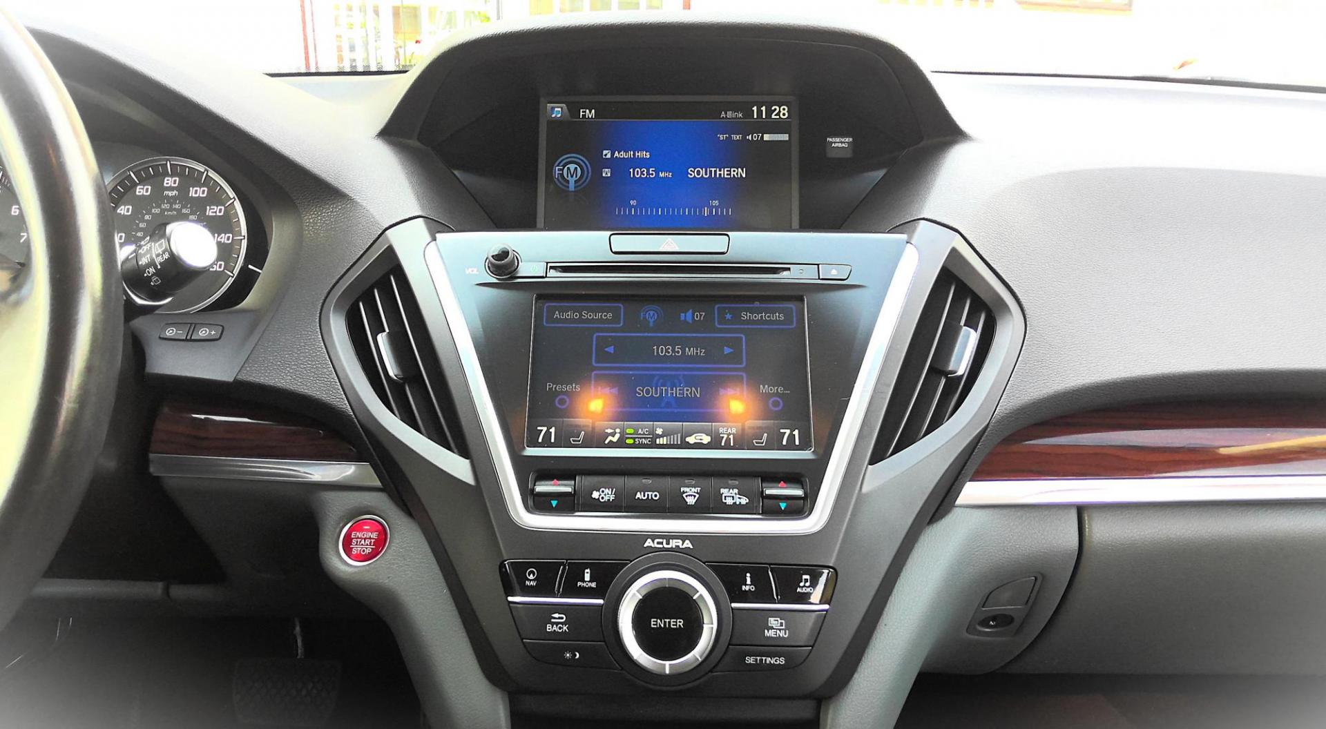 2014 GREEN Acura MDX SH-AWD 6-Spd AT w/Tech Package (5FRYD4H40EB) with an 3.5L V6 SOHC 24V engine, 6-Speed Automatic transmission, located at 502 S. Riverside Avenue, Medford, OR, 97501, (541) 773-3136, 42.322803, -122.867477 - Photo#12