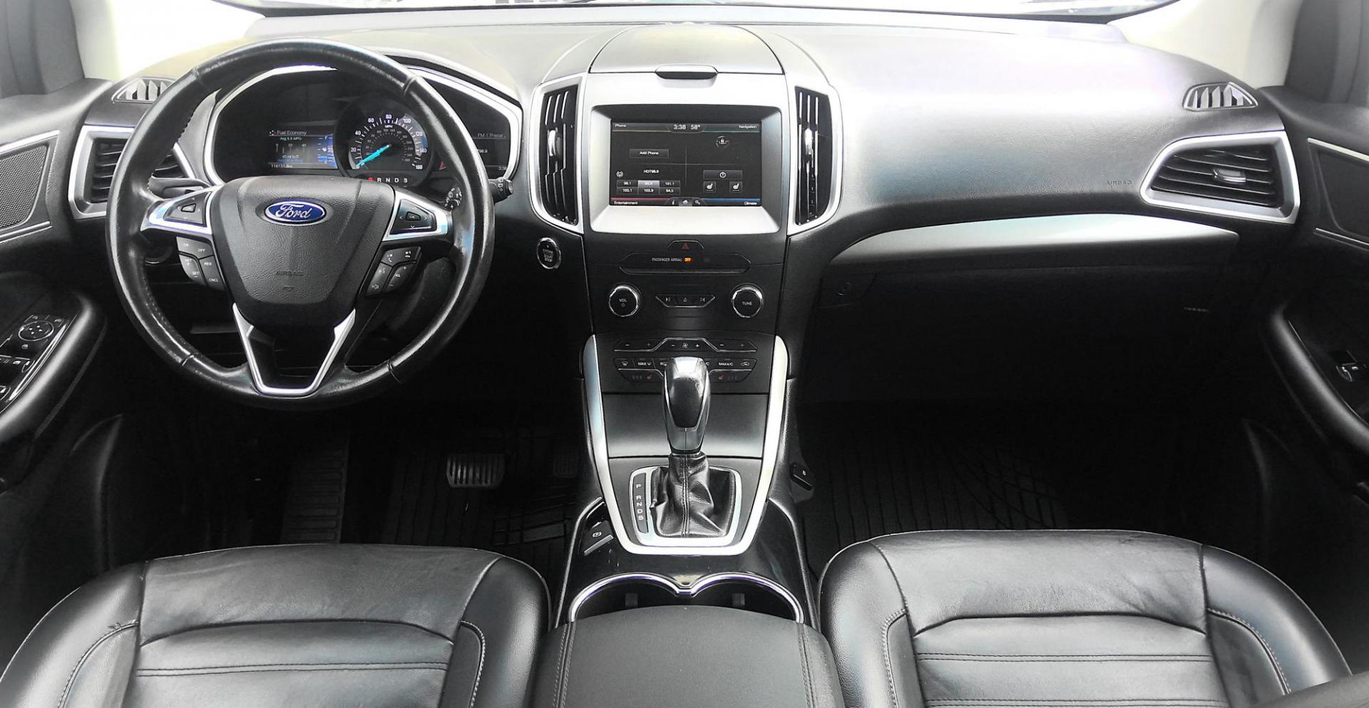 2015 SILVER Ford Edge SEL AWD (2FMTK4J9XFB) with an 2.0L L4 DOHC 16V engine, 6-Speed Automatic transmission, located at 502 S. Riverside Avenue, Medford, OR, 97501, (541) 773-3136, 42.322803, -122.867477 - Photo#9