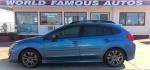 2015 BLUE Subaru Impreza 2.0i Sport Limited PZEV 5-Door (JF1GPAZ63FH) with an 2.0L H4 DOHC 16V engine, Continuously Variable Transmission transmission, located at 502 S. Riverside Avenue, Medford, OR, 97501, (541) 773-3136, 42.322803, -122.867477 - Photo#0