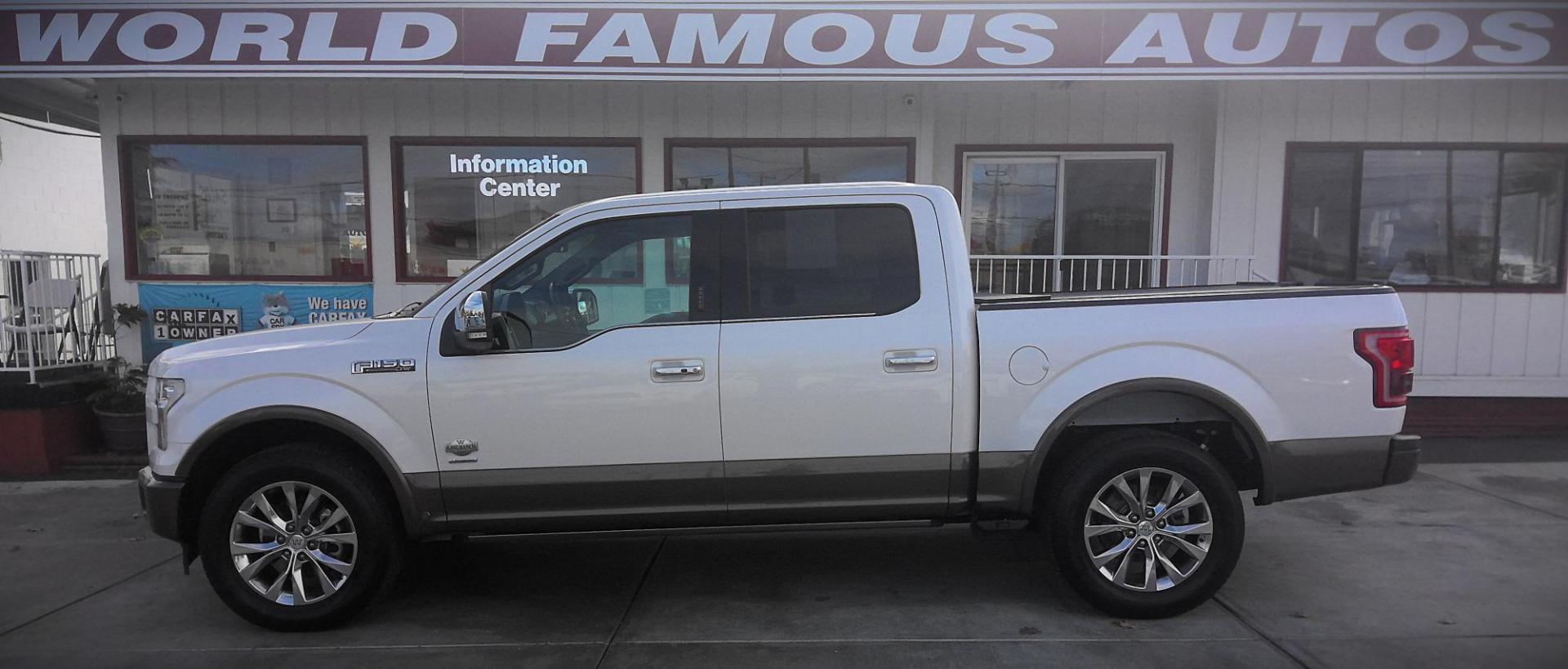 2017 WHITE Ford F-150 XLT SuperCrew 6.5-ft. Bed 4WD (1FTEW1EG4HF) with an 3.5L V6 TURBO engine, 6A transmission, located at 502 S. Riverside Avenue, Medford, OR, 97501, (541) 773-3136, 42.322803, -122.867477 - Photo#0