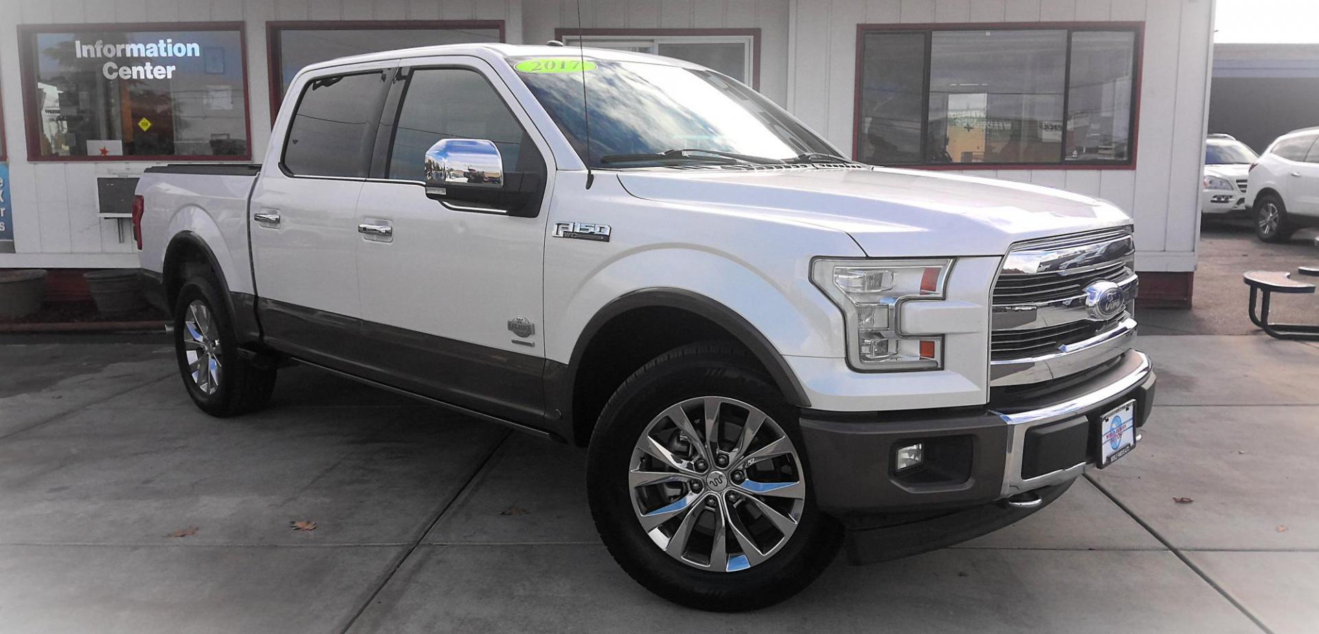2017 WHITE Ford F-150 XLT SuperCrew 6.5-ft. Bed 4WD (1FTEW1EG4HF) with an 3.5L V6 TURBO engine, 6A transmission, located at 502 S. Riverside Avenue, Medford, OR, 97501, (541) 773-3136, 42.322803, -122.867477 - Photo#1