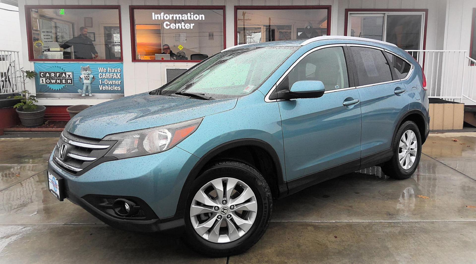 2013 BLUE Honda CR-V EX-L 4WD 5-Speed AT (5J6RM4H70DL) with an 2.4L L4 DOHC 16V engine, 5-Speed Automatic transmission, located at 502 S. Riverside Avenue, Medford, OR, 97501, (541) 773-3136, 42.322803, -122.867477 - Photo#1