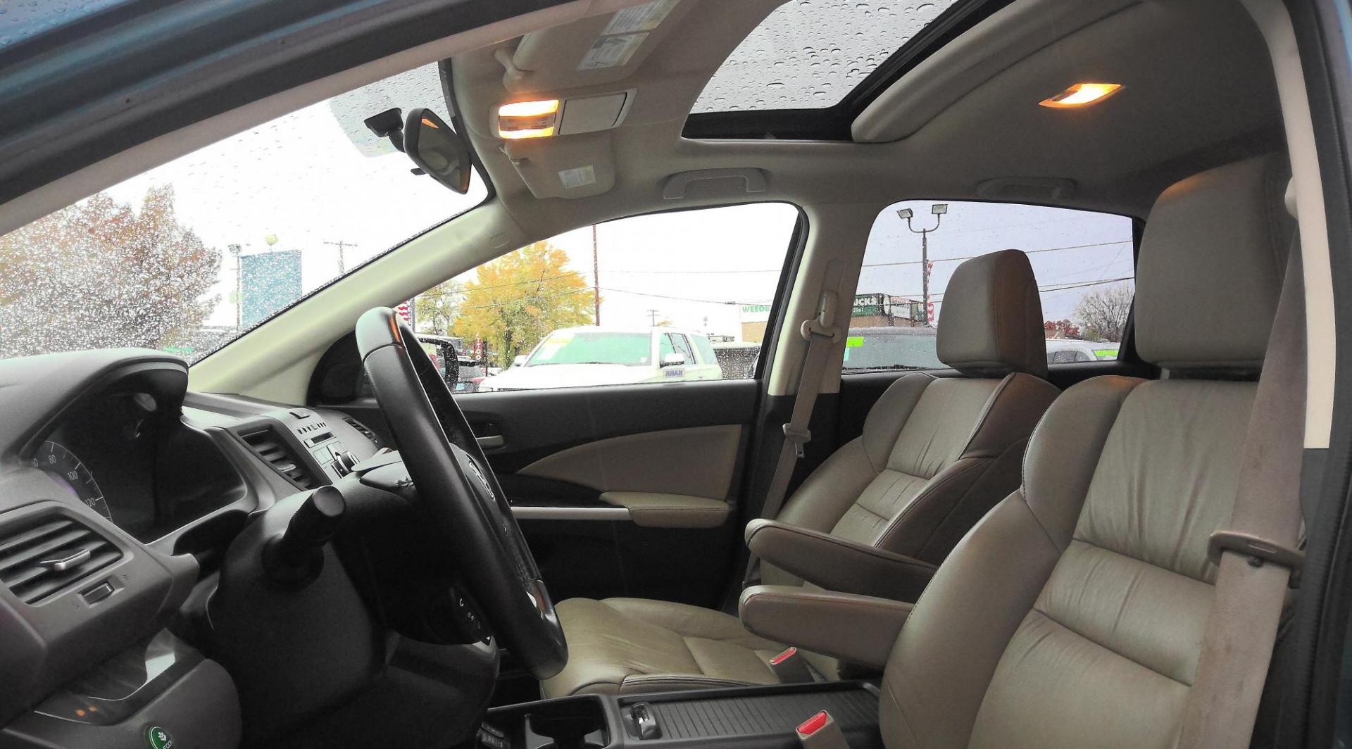 2013 BLUE Honda CR-V EX-L 4WD 5-Speed AT (5J6RM4H70DL) with an 2.4L L4 DOHC 16V engine, 5-Speed Automatic transmission, located at 502 S. Riverside Avenue, Medford, OR, 97501, (541) 773-3136, 42.322803, -122.867477 - Photo#14