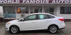 2017 WHITE Ford Focus SE Sedan (1FADP3F29HL) with an 2.0L L4 DOHC 16V engine, located at 502 S. Riverside Avenue, Medford, OR, 97501, (541) 773-3136, 42.322803, -122.867477 - Photo#0